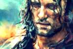 Aragorn painting by Alice X Zhang