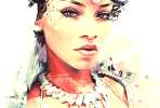 Rihanna digitalart by Alice X Zhang