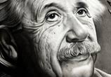 Albert Einstein drawing by Ayman Arts