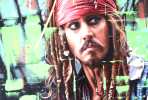 Captain Jack Sparrow oil painting by Ben Jeffery