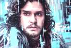 Jon Snow painting by Ben Jeffery