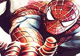 Spiderman oil painting by Ben Jeffery