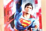 Superman oil painting by Ben Jeffery