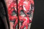 Carnage tattoo by Benjamin Laukis