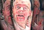 Hannibal Lecter tattoo by Benjamin Laukis