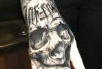Skull Tattoo by Benjamin Laukis