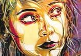 Abstract woman portrait by C215