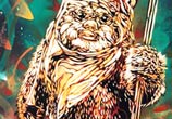 Ewok from Star Wars streetart by C215