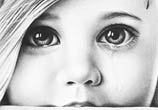 Child face drawing by Charles Laveso