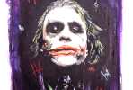Joker painting by Craig Deakes