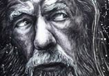 Gandalf pencil drawing by Dino Tomic