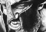 Leonidas drawing by Garvel Art