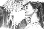 Lyanna and Rhaegar drawing by Gina Friderici