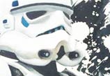 Stormtrooper watercolor painting by Jonathan Knight Art