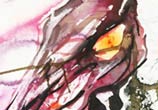 Color Skull Splash painting by Katy Lipscomb Art