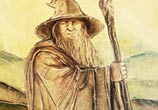 Gandalf the grey painting by Kinko White