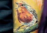 Bird tattoo by Led Coult