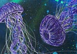 jellyfish painting by Lonac Art