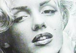 Marilyn Monroe drawing by Mahmoud Madane