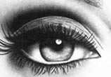 Eyes of Adele drawing by Maira Poli