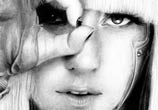 Portrait drawing of Lady Gaga by Miriam Galassi