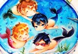 Free Boys need water painting by Naschi Art
