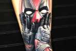 Deadpool tattoo by Nikko Hurtado
