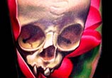 Skull tattoo by Nikko Hurtado