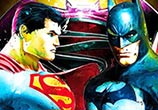 Batman vs Superman oil painting by Patrice Murciano