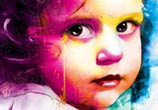 Portriat of Children Chloe, mixed media by Patrice Murciano