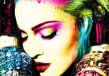 Portrait of Madonna by mixed media by Patrice Murciano