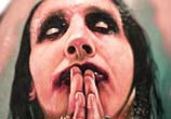 Marilyn Manson tattoo by Paul Acker