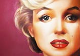 Marilyn Monroe streetart by Pichi and Avo