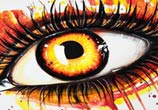 Sun Eye painting by Pixie Cold