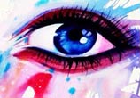 Watercolor Eye watercolor painting by Pixie Cold