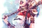 Harley Quinn painting by Rudy Nurdiawan