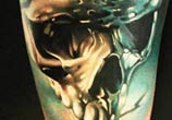 Skull and Colors tattoo by Sergey Shanko