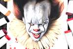 Pennywise drawing by Stephen Ward