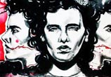 Black Dahlia painting by Surbina Psychobilla