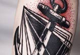 Anchor hand tattoo by Timur Lysenko