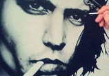 Portrait of Johnny Depp by Tony Ronnebeck