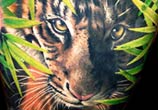 Little Tiger tattoo by Zsofia Belteczky
